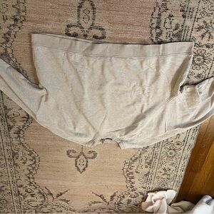 ASOS Cream and Tan Patterned Sweatshirt